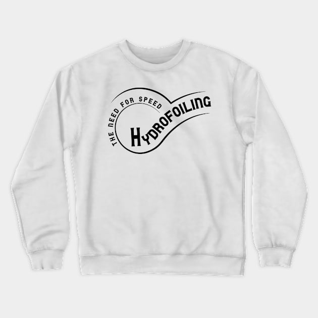 Hydrofoiling - the need for speed Crewneck Sweatshirt by bluehair